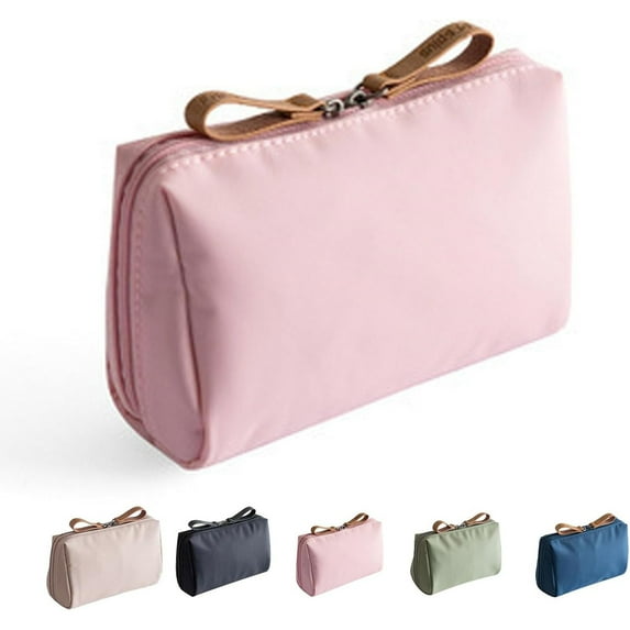 Compact Cosmetic Bag - Small Makeup Bag for Purse Travel-Friendly Handy Makeup Organizer Ideal Mini Cosmetic Storage for Women and Girls