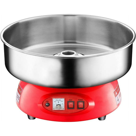 Compact Cotton Candy Machine Party Candy Floss Maker Red