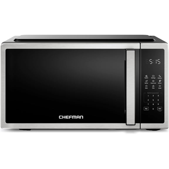 Compact Countertop Microwave Oven 0.7 Cu Ft 700W with 10 Power Levels 3 Cooking Presets One-Touch Express Cook 2 Defrost Settings Child Safety Lock and Mute Button Bestseling
