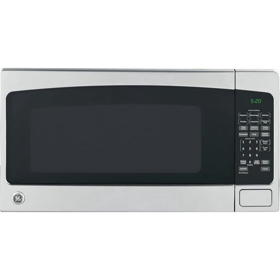 Compact Countertop Microwave Oven, 0.7 Cubic Ft., 700-watt Capacity, 6 Auto Cooking Settings, Child-Lock Technology, Dorm Room or Apartment, Stainless Steel