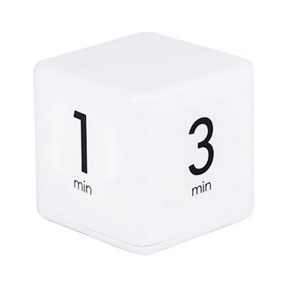 Compact Cube Timer for Gaming and Office, with Clear Digital Screen and Two Level Alarm Sound