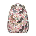 thumbnail image 1 of Compact Cute Small Backpack for School, Lightweight and Durable, Featuring Puppy and Paw Prints, Ideal for Dog Lover Gifts and Daily Commute, 1 of 6