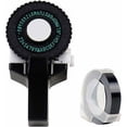 thumbnail image 1 of Compact DIY Lettering Machine for Custom Labels, Embossing & Tape Cutting, Compatible with DYMO - Black Tape Only 3D Label Printer, 1 of 5