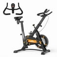 thumbnail image 1 of Compact Design Exercuse Bike with Arm Resistance Bands Home Workout Use,  Crush your Cardio Workout from Home, Holds 330 Lbs, 1 of 10