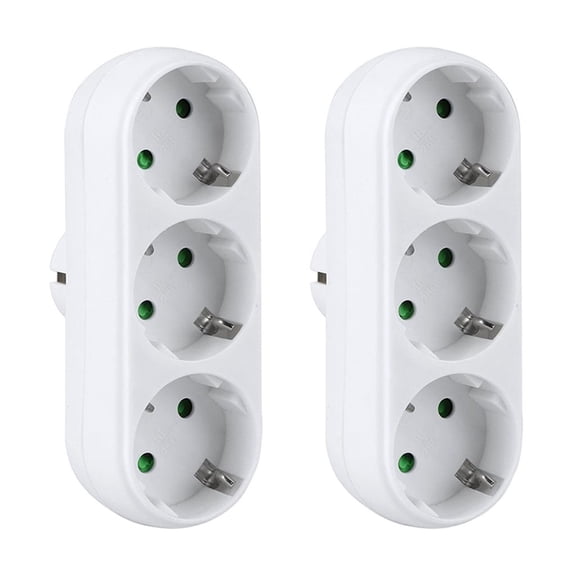 Fire-Resistant Housing, Compact Design for Versatile Usage, Spaced Outlet Splitter for Clutter-Free Charging, International Plug Adapter for Global Travel, ETL Listed for Reliable