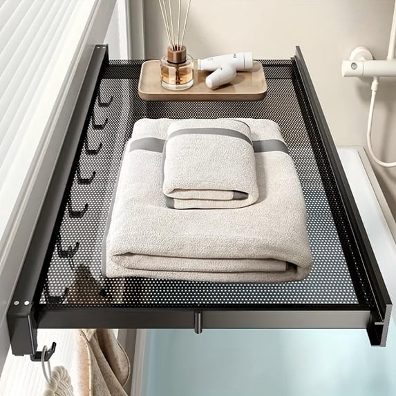 Compact Design Space-Saving Invisible Folding Balcony Net Cloth Drying ...