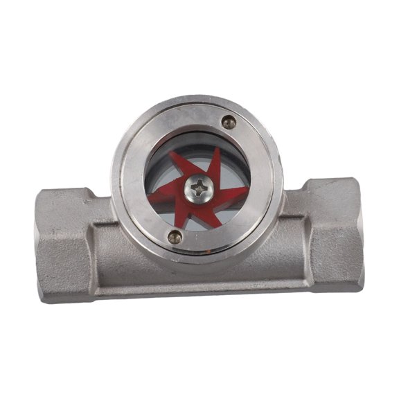 Compact Design Water Flow Sensor Visual Flow Monitoring Industrial Flow Monitor Water Flow Indicator Lightweight Compact Design