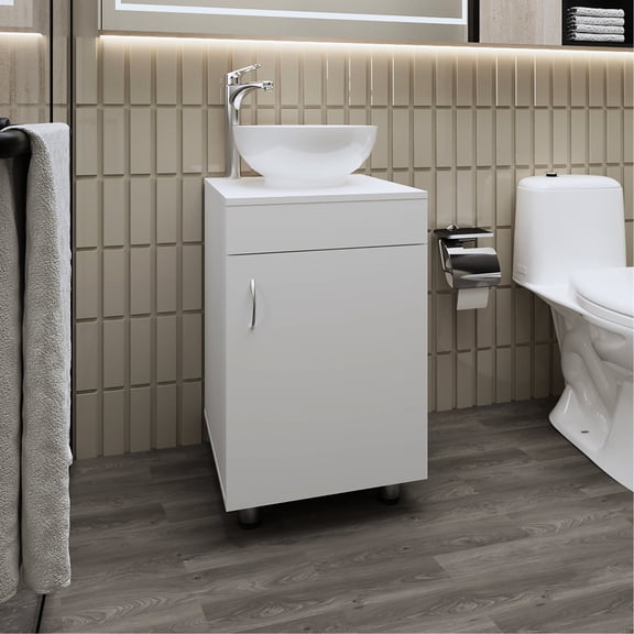Compact Design with Storage | Function in Bathroom for Hygiene | Keep the Vanity Looking Fresh