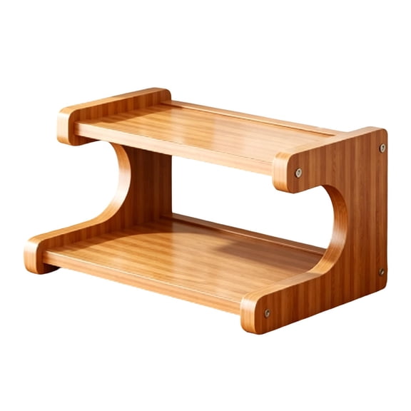 Compact Desktop Cup Holder Organizer For Mugs Coffee And Cups Sturdy Countertop Storage Rack Copper Racks for Bottom of Kitchen Sponge Tray for Kitchen Small Wooden Drying Rack Drainer for Cooking