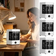 Compact Desktop Evaporative Air Cooler Multi-Function Humidifying Cooling Fan, 3-Speed Adjustable Quiet Timing Mini Air Conditioner Fan for Bedroom Office Dormitory