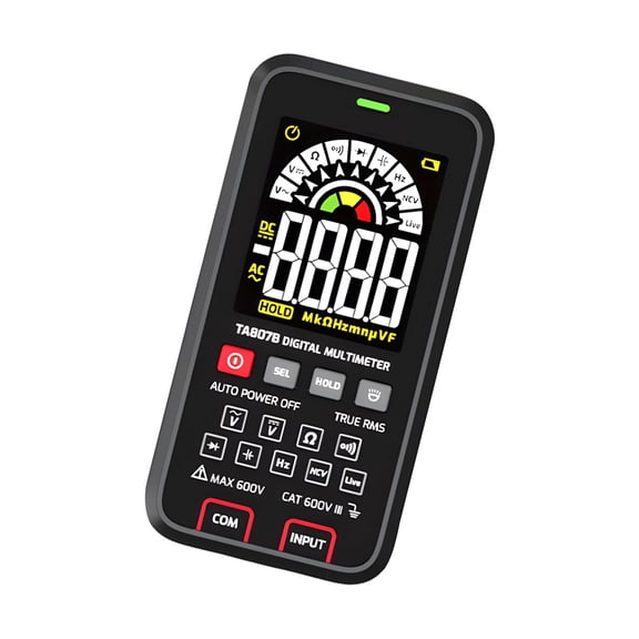 Compact Digital Multimeter With Sturdy ABS Case Electrical Meter Ideal For Household Circuit Testing And Repairs