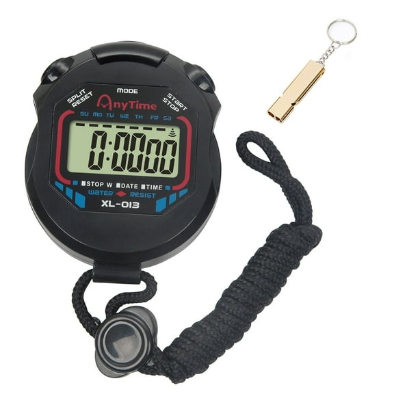 Compact Digital Sport Timer with Countdown and Calendar Alarm, Ideal for Fitness Coaches and Athletes
