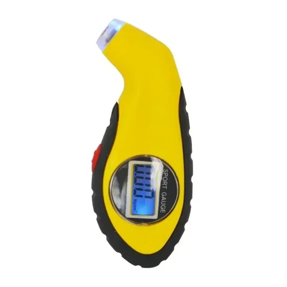 Compact Digital Tire Pressure Gauge with LCD Display for Cars Motorcycles and Vehicle Maintenance Kits