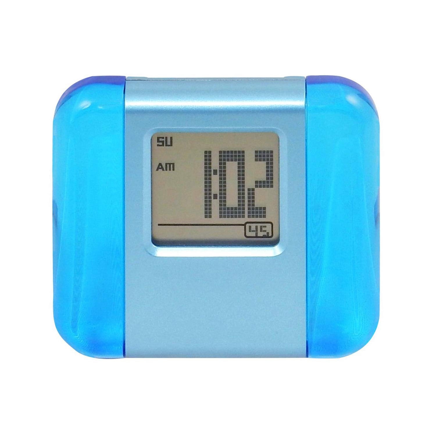 Acedeck Battery Operated Digital Clock: Cordless Small Alarm Clock For Bedroom Travel - Large