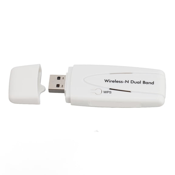 Compact Dual Band Wireless N USB Adapter, 300Mbps, Ralink Chipset, Boost Your WiFi Speed!