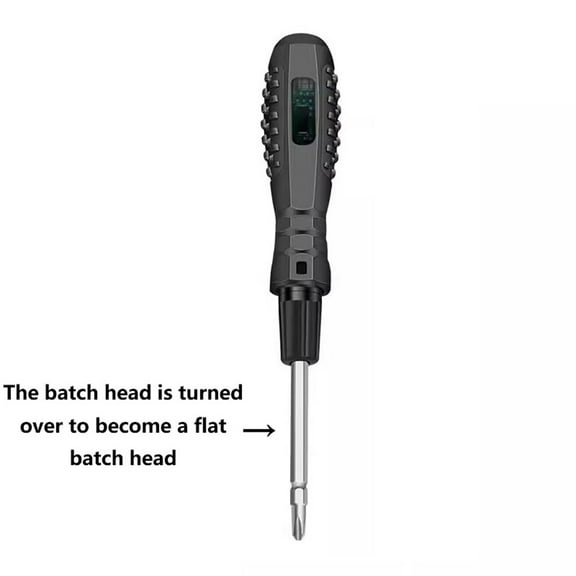 Compact Dual Function Screwdriver And Electric Tester For Electricians