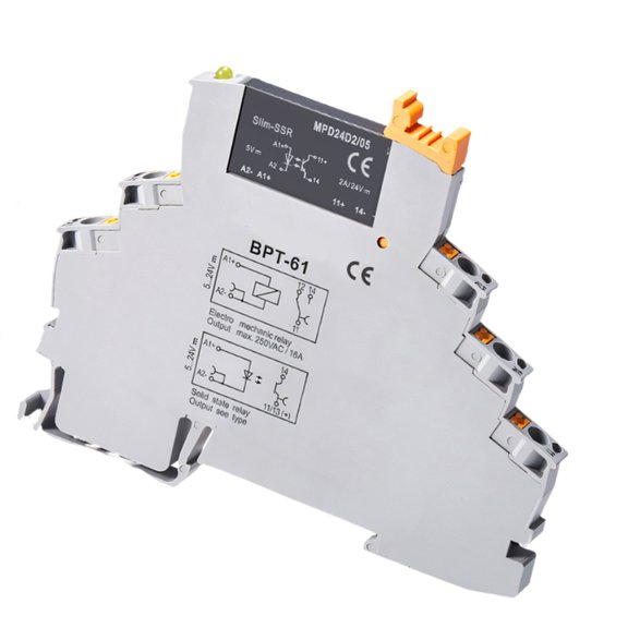 Compact Durability Relays Module With Highly Frequency Response And Overcurrent Protections For PLC Control 5V 24V Input
