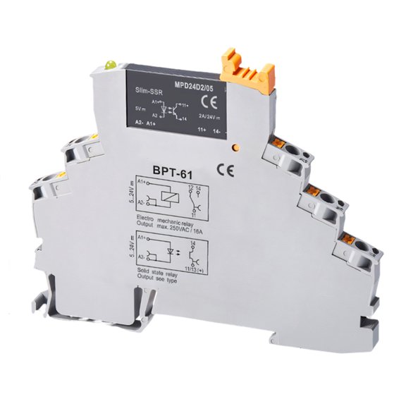 Compact Durability Relays Module With Highly Frequency Response And Overcurrent Protections For PLC Control 5V 24V Input