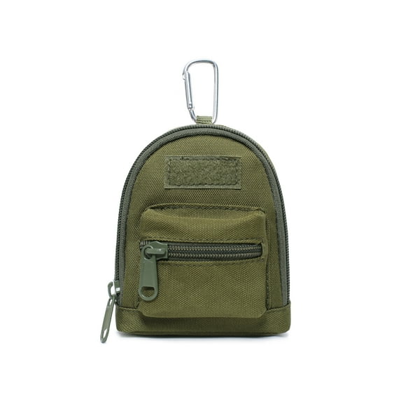 Compact EDC Pouch Utility Zipper Pocket Organizer Pouch Small Pouch Accessories Mini Coin Purse Keychain Wallet for Men
