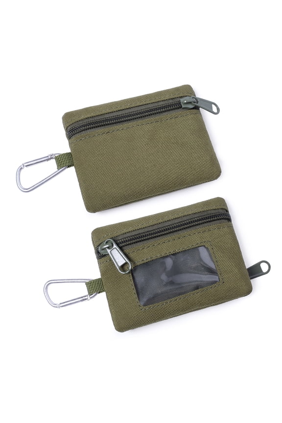Compact EDC Utility Pouch Accessories Organizer Pouch Coin Purse Keychain Pocket Credit Card Holder Waist Pack