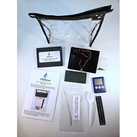 Compact EZ-1 Deluxe Colloidal Silver Generator Package by LifeForce Devices