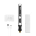 thumbnail image 1 of Compact Electric Engraving Pen & Grinding Pen - Nail Art Polishing Machine for Metal Lettering/Carving, USB Rechargeable (3-Speed Adjustable), 1 of 7