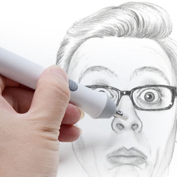 Compact Electric Eraser: BPA-free Silicone with Easy to Install - Lightweight Design - Perfect for Indoor Use