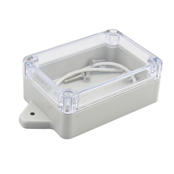 Compact Electrical Enclosure Clear Top Junction Box 83-58-33 mm Small Module Coverage, Outdoor Maintenance, Basement Wiring, Utility Areas