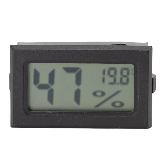 Compact Electronic Hygrometer, Quick Response Cigar Box  Cabinet Gauge, 32% To 99% RH
