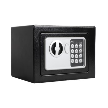 Compact Electronic Wall-Mount Steel Safe Box with Digital Code Lock, Secure Metal Security Case 17EF