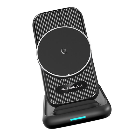 Compact Energy Hub 15W Quick Wireless Device Foldable Design General Device Suitability For Smartphones Smartwatches