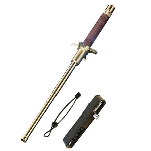 Compact Extendable Retractable Hand Held Pole - 25.2 Inch Lightweight, Durable Trekking, Ski & Hiking Poles for Backpack Carry Outdoor Adventures