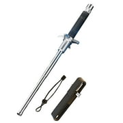 Compact Extendable Retractable Hand Held Pole - 25.98 Inch Lightweight, Durable Trekking, Ski & Hiking Poles for Outdoor Adventures Silver