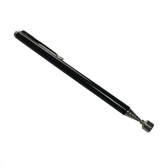 Compact Extending Magnet Magnet Pen Pick Up Rod Pick Up Pen Rod Grabber Telescopic Silver/Black