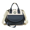 thumbnail image 1 of Compact Fashionable Diaper Bag with Detachable Front Pocket - Multifunctional, Water-Resistant Fabric, Spacious Storage for Baby Essentials, 23x14x24cm, 300g, Shoulder Strap for Comfort, 1 of 2