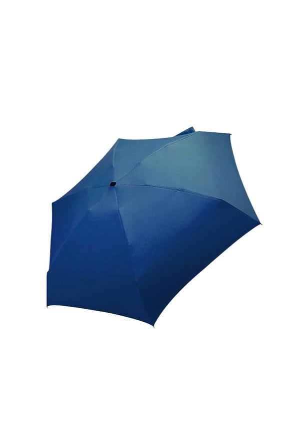 Compact Flat Folding Sun Umbrella, Lightweight Portable Parasol, Windproof Travel Umbrella, Mini Foldable Sunshade Umbrella for Outdoor Sun Protection, Daily Commute and Travel Use