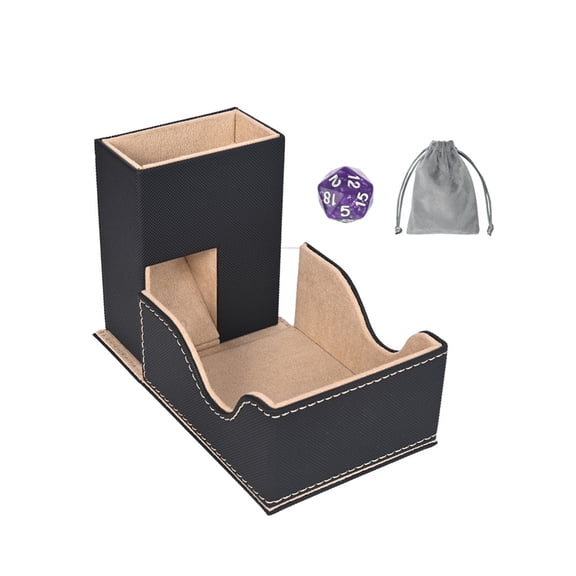 Compact Foldable Dices Roller Tower With Storage Bag for Tabletop Role-playing Game and Travel