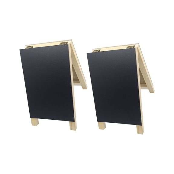 Compact Foldable Writing Board Natural Wood Construction Space Saving Double Sided Mobile Board for Teaching Learning