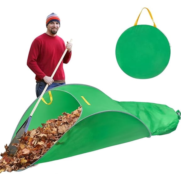 Compact Foldable Yard Leaf Collector Bag for Efficient Garden Maintenance