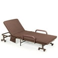 thumbnail image 1 of Compact Folding Bed with Steel Frame and Comfortable Mattress - Multiple Colors Available, 1 of 3