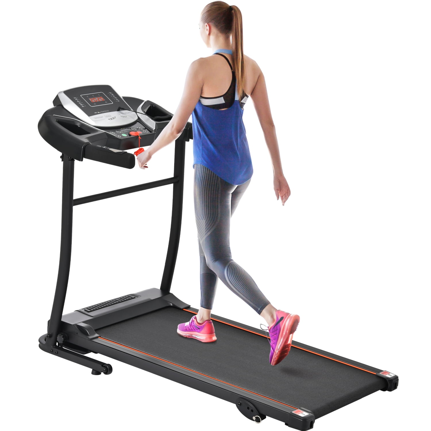 Compact Folding Electric Treadmill with 2.5HP Motor for Home Gym Use Lightweight Portable