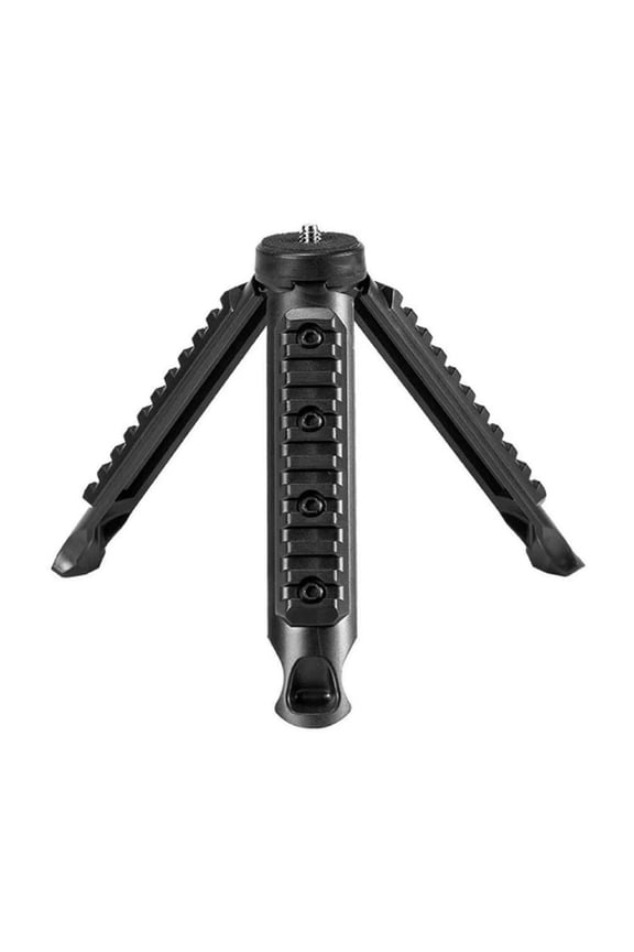 Compact Folding Tripod Base for Pocket Flashlight Keychain Lamp Stable Base