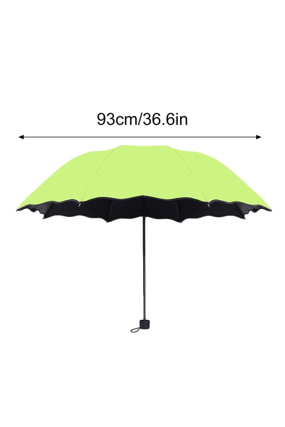 Compact Folding Umbrella for Complete Rain and Sun with Durable Windproof Construction