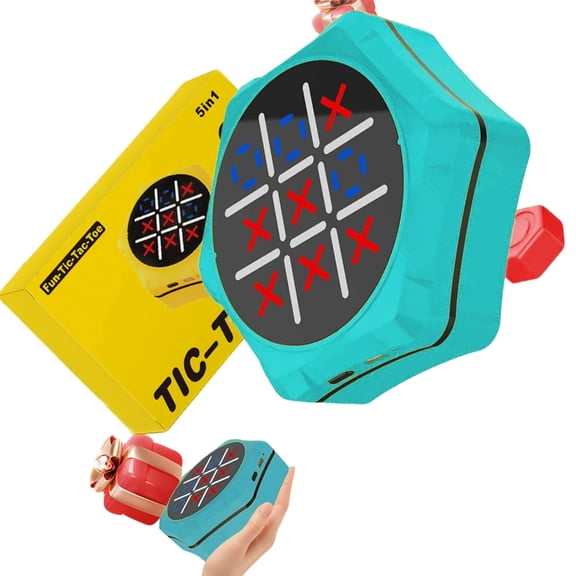 Compact Game Set With 5 Games Like Tic Toe For And Adults Indoor Outdoor Use