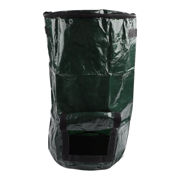 Compact Garden Composting Solution with Secure Lid and Portable Design