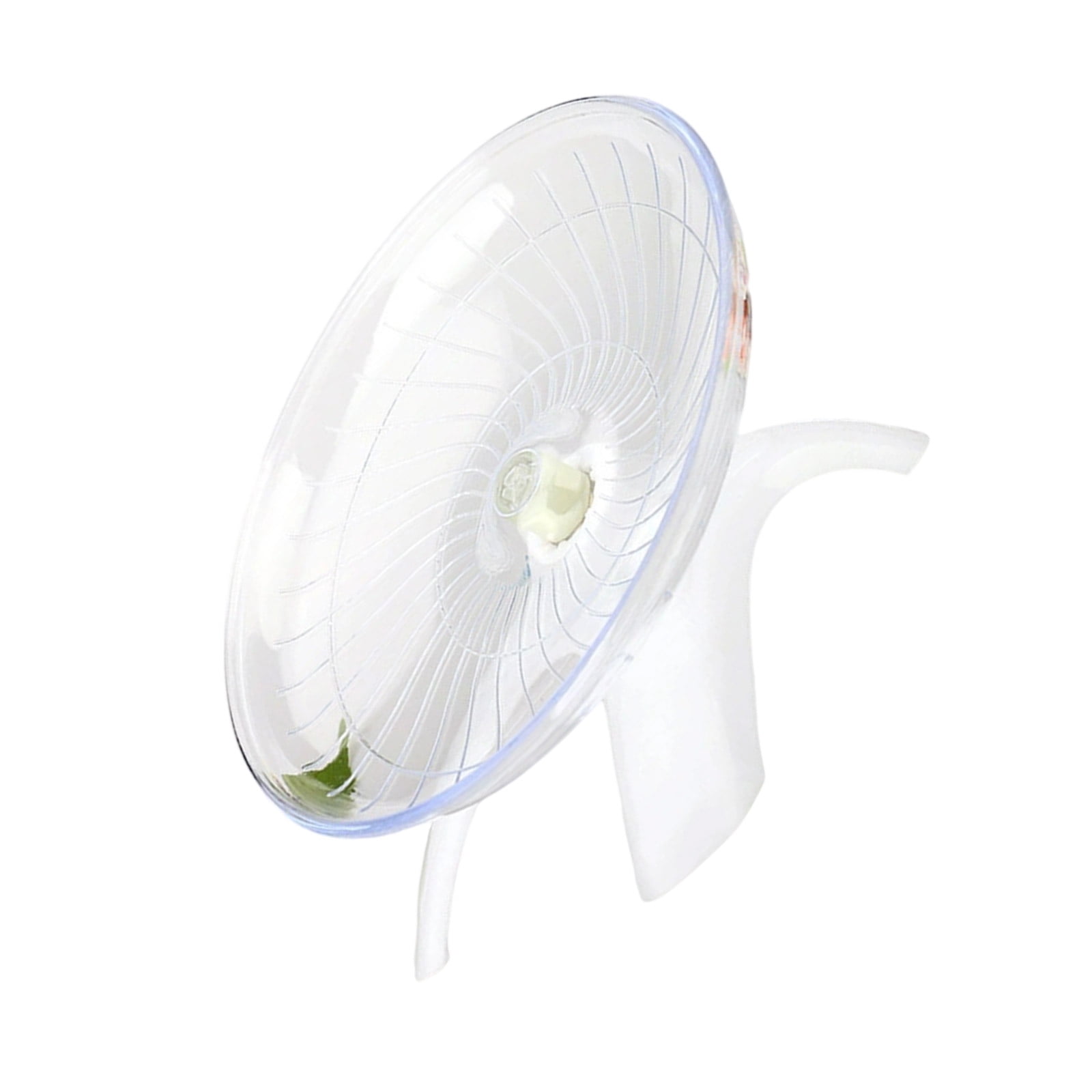 Compact Gerbil Exercise Dish Wheel Tip-Proof Polystyrene Cage Running ...