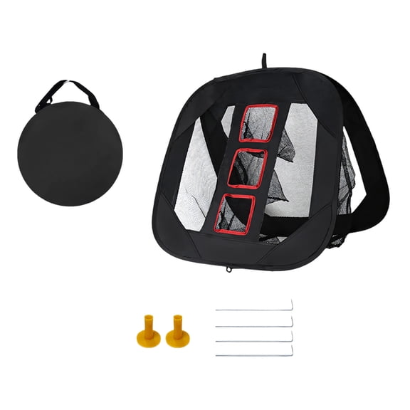 Compact Golf Training Net For Chipping And Pitching Including Carry Bag Quick Setup