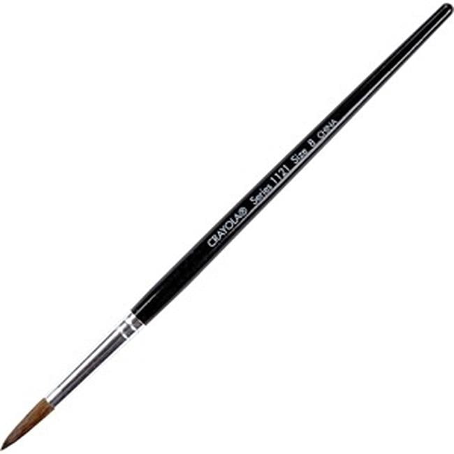 Compact Hair & Wide Watercolor Brush, Pack of 12