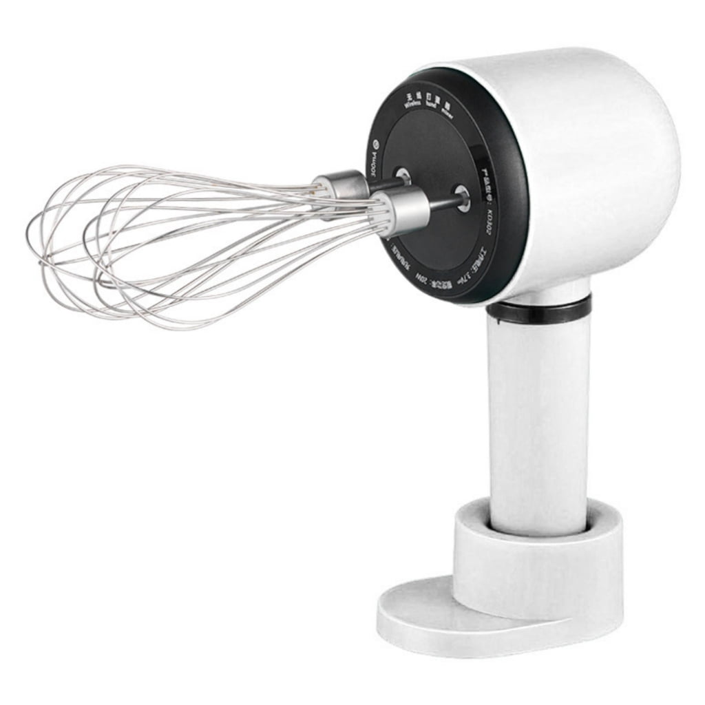 Compact Hand Mixer With 2 Whisks 800mAh Rechargeable Battery Eggs Beater Easy Storage For Home Baking And CookingW1re1essDouble Head Electric Hand Mixer Eggs Beater For Baking Cake Cream Pastry