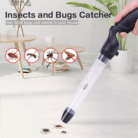 Compact Handheld Bug Vacuum And Spider Catcher With Lights - Safe Pest Removal Tool